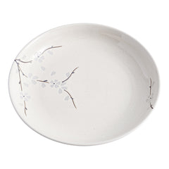 51248 - White Sakura 10" Diner Bowl, Shallow Bowl, Serving Plate, 12/Case