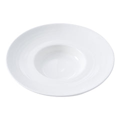 51133-Ceramic Pasta Bowl, White Shallow Bowl Plates, Rimmed Bowls with Rim 12"-12/Case