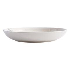 51248 - White Sakura 10" Diner Bowl, Shallow Bowl, Serving Plate, 12/Case