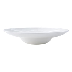 51133-Ceramic Pasta Bowl, White Shallow Bowl Plates, Rimmed Bowls with Rim 12"-12/Case