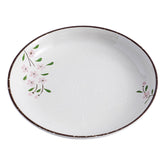 51195 - Pink Sakura 10" Diner Bowl, Shallow Bowl, Serving Plate, 12/Case