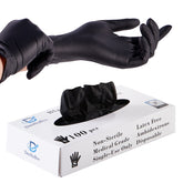 51007-Disposable Nitrile Gloves (Black, Small)-1000pcs/Case