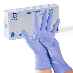 51001-Disposable Nitrile Gloves (Blue, Small)-1000pcs/Case