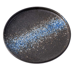 51058-7.8Inches Round Ceramic Flat Dinner Plate, High Edge Dish Set-24/Case