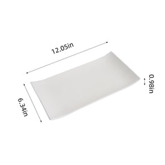 51070-Ceramic Rectangular plate,20/case
