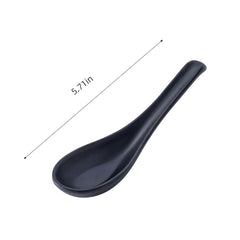 51147-Spoon Melamine Black-200/Case