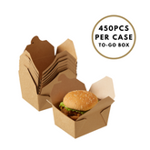 51383-DealbyBox Kraft Paper To Go Boxes, Take Out Food Containers Greaseproof and Heavy Duty, Disposable To Go Containers for Restaurant, Catering and Party(30oz,450pack)