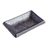 51215 - Dark Brown 4" Rectanglar Porcelain Soy Sauce Dish, 72/Case