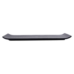51229- Matte Black 12" Rectanglar Porcelain Flat Plate, Sushi Plate, 16/Case