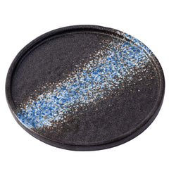 51057-8.7Inches Round Ceramic Flat Dinner Plate, High Edge Dish Set-18/Case