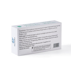 51015-Clear Vinyl Exam Gloves, Disposable Gloves, Cleaning Gloves (Medium)-1000pcs/Case