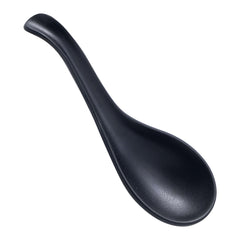 51094-Black Matte Melamine Soup Spoon,600/Case