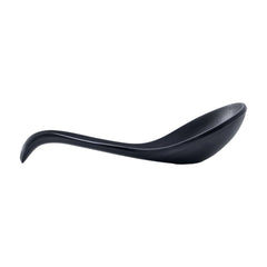 51094-Black Matte Melamine Soup Spoon,600/Case