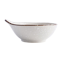 51187 - Pink Sakura 4.25" Porcelain Dip Bowl, Soy Sauce Dish with Handle, 72/Case
