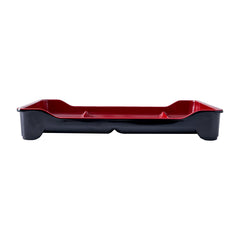 51090-Melamine RED/BLACK COMBINATION BENTO PLATTER-18/Case