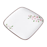 51170 - Pink Sakura 7.8" Square Porcelain Flat Plate, 24/Case