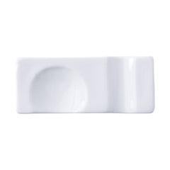 51103-3.35"Ceramic chopstick rest and soup spoon holder-192/Case