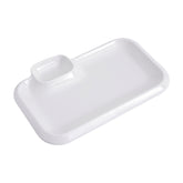 51039-Melamine Dumpling Plates with Vinegar Dish-16/Box