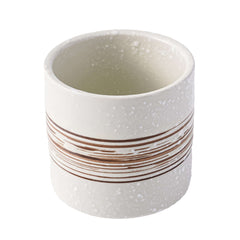 51062-Ceramic Grainy Tea Cup with brushstroke-60/Case