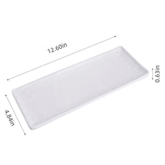 51032-Melamine White Rectangular plate-36/Case