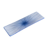 51250 - Blue Radial 12" Rectanglar Porcelain Flat Plate, Sushi Plate, 16/Case