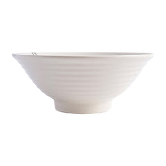 51249 - White Sakura 8.8" Porcelain Ramen Noodle Soup Bowl, 8/Case
