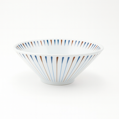 51091-9 inch,1500 ml ,Melamine Bowl with Vertical Stripes-36/Case