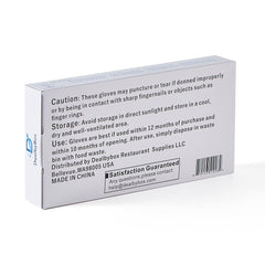 51029-Plastic Food Safe Gloves, Disposable Gloves (Large)-2000pcs/Case