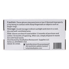 51011-Disposable Nitrile Gloves (Black, Large)-1000pcs/Case