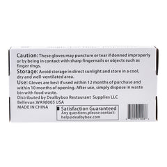 51009-Disposable Nitrile Gloves (Black, Medium)-1000pcs/Case