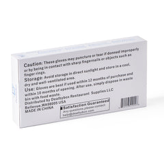 51025-Plastic Food Safe Gloves, Disposable Gloves (Small)-2000pcs/Case