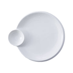 51107-9"Ceramic Dumpling/Sushi/Sashimi Plates with Sauce Dish-36/Case