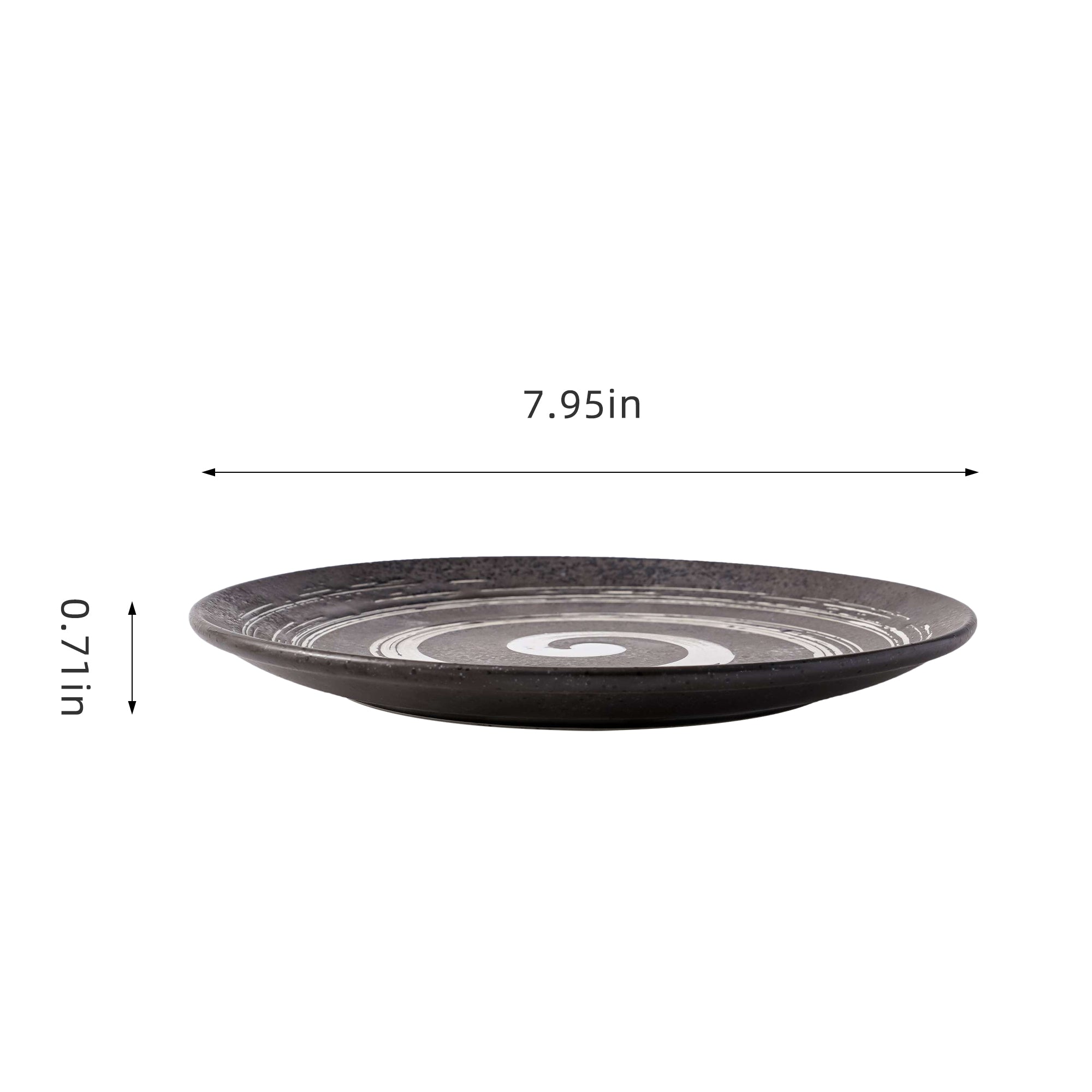 51069-8Inches Round Ceramic Dinner Plate-32/Case