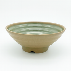 51143-9inch V-Shape MELAMINE MATTE RIDGED NOODLE/RAMEN BOWL-20/case