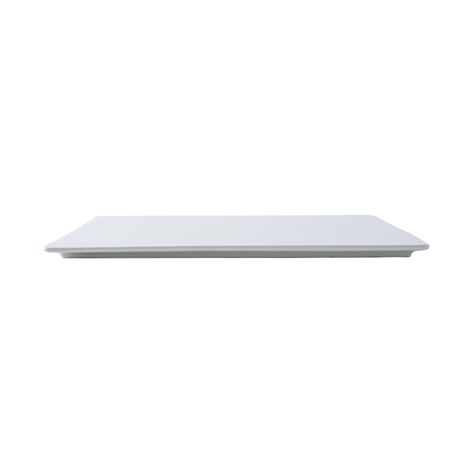 51112-12” Ceramic WHITE SQUARE FLAT PLATE-9/Case