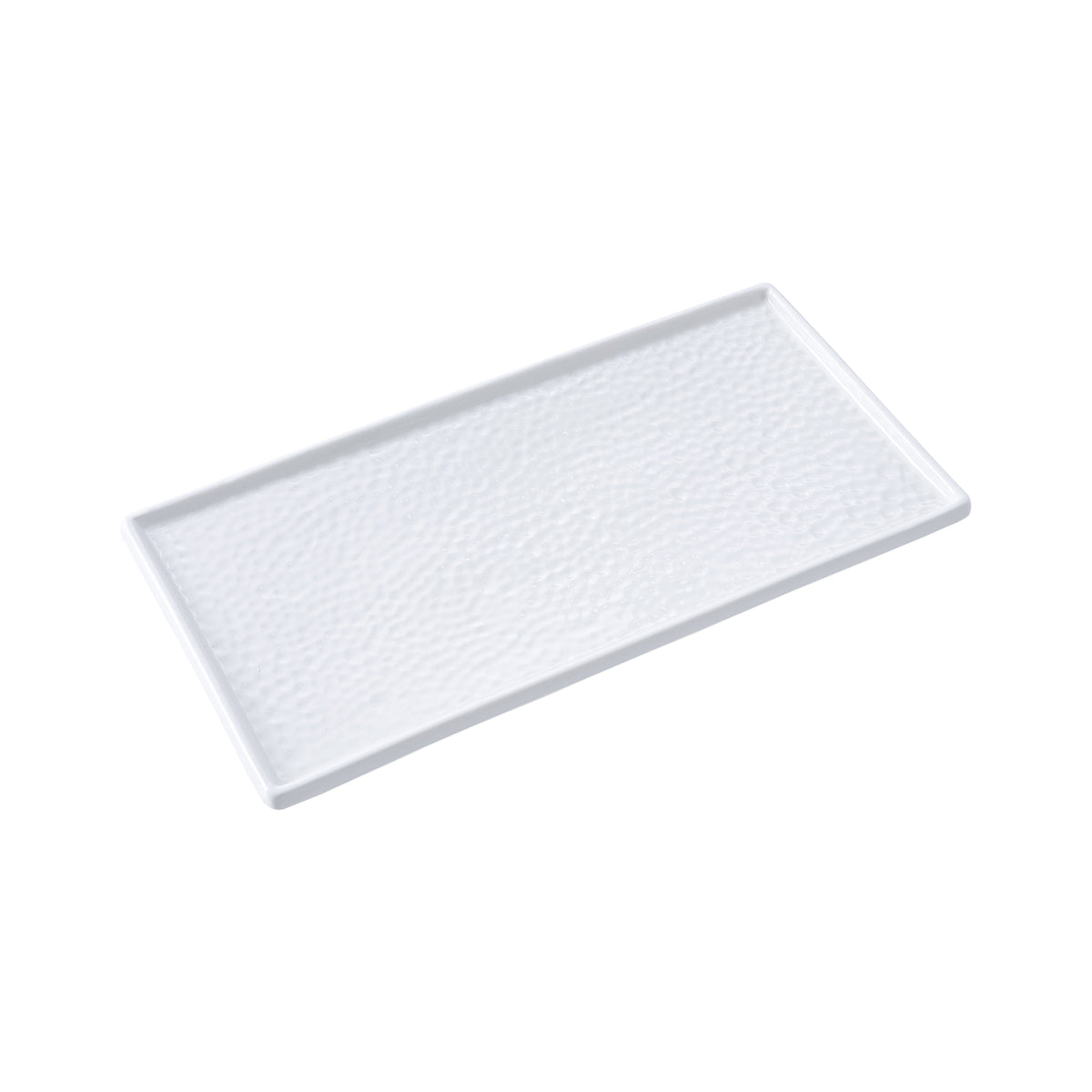 51115-Ceramic WHITE RECTANGLE FLAT PLATE 11” -24/Case