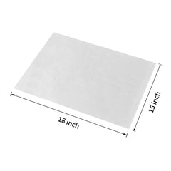 51162 - 15x18 inches 1.1 Mil Clear Plastic Flat Open Poly Bags, 500/Case