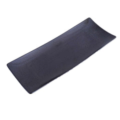 51203- Dark Brown 14" Rectanglar Porcelain Flat Plate, Sushi Plate, 12/Case