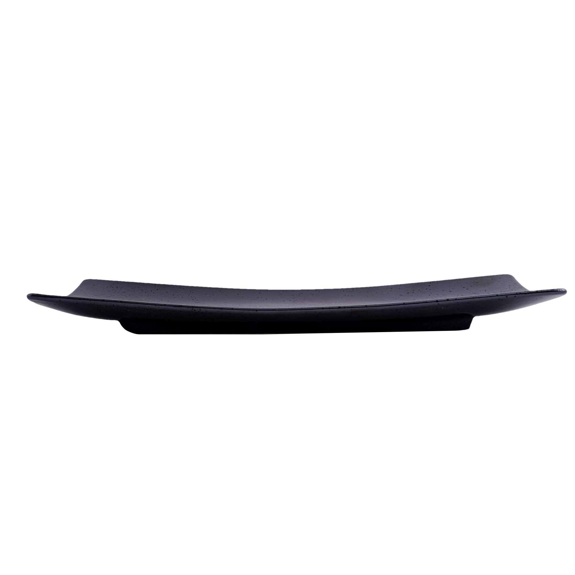 51203- Dark Brown 14" Rectanglar Porcelain Flat Plate, Sushi Plate, 12/Case
