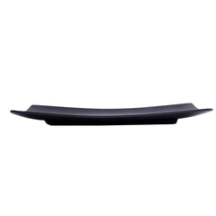 51203- Dark Brown 14" Rectanglar Porcelain Flat Plate, Sushi Plate, 12/Case