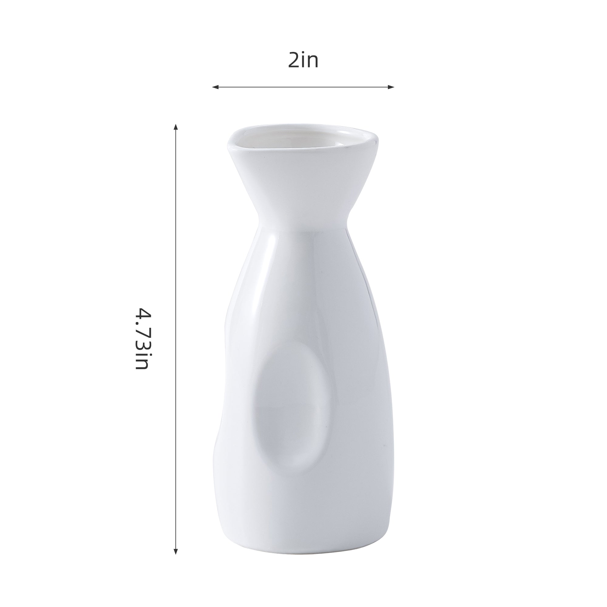 51118-Ceramic White Sake Server-108/Case