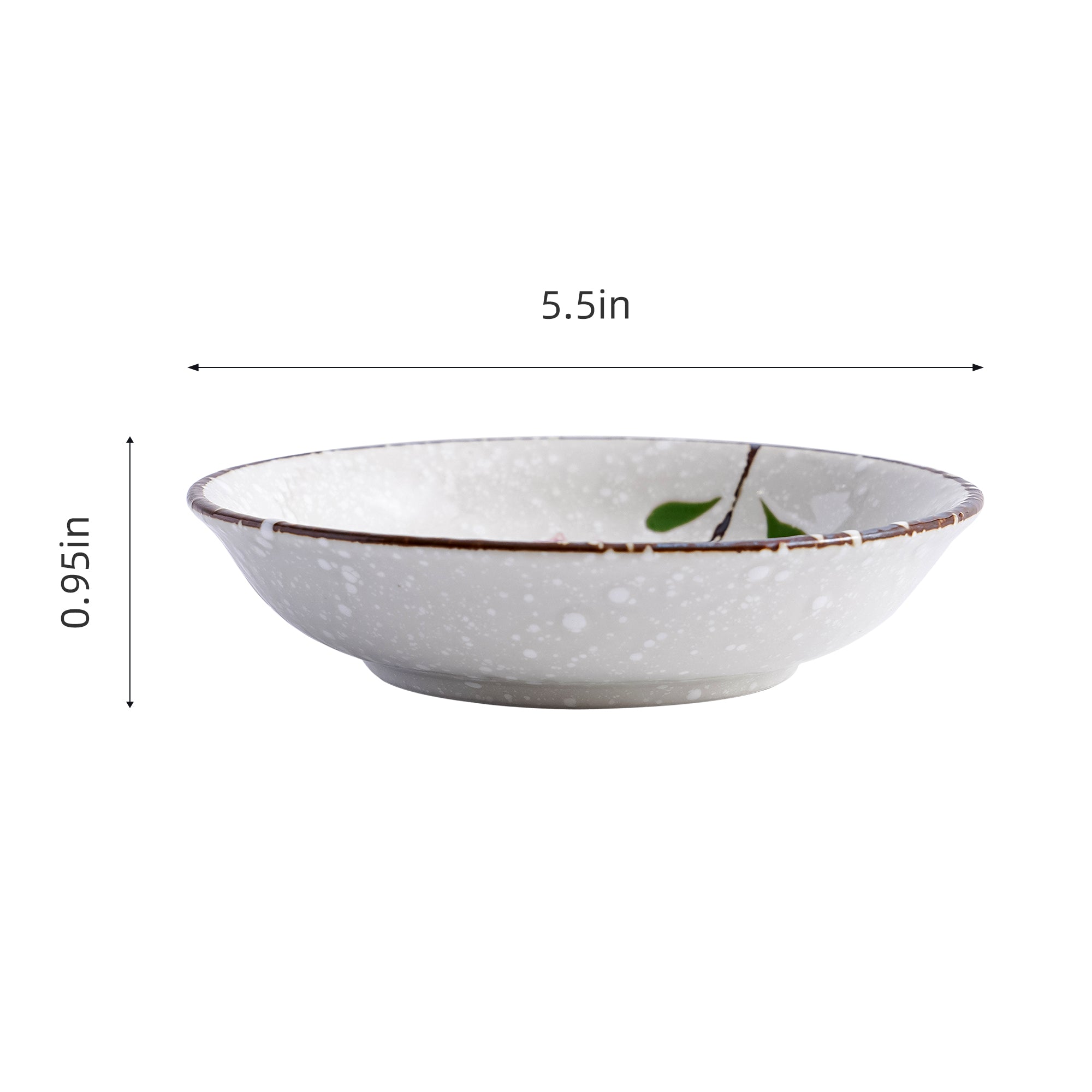 51192- Pink Sakura 5.5" Appetizer Plates Small Salad Plates, 48/Case