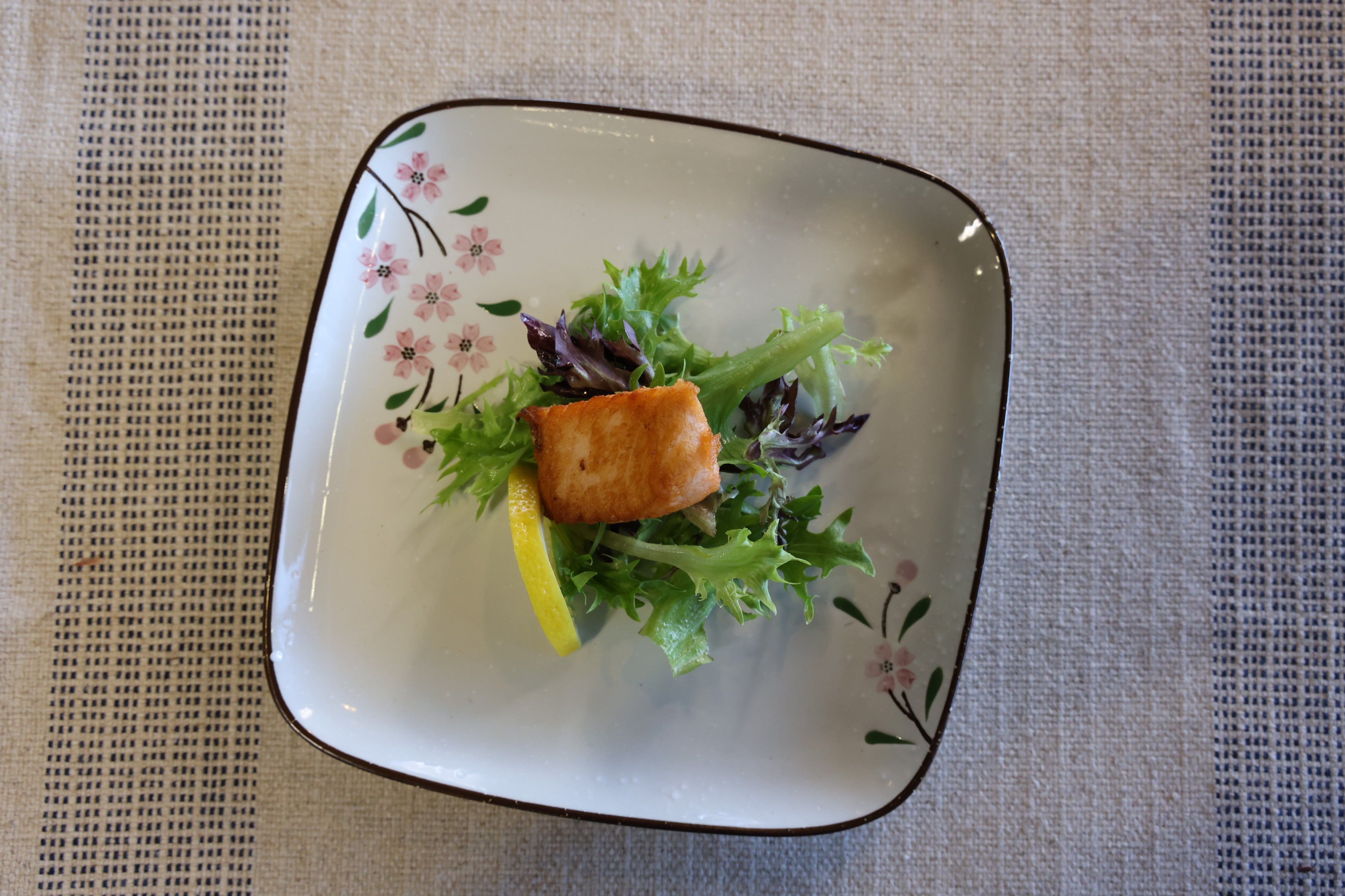 51170 - Pink Sakura 7.8" Square Porcelain Flat Plate, 24/Case