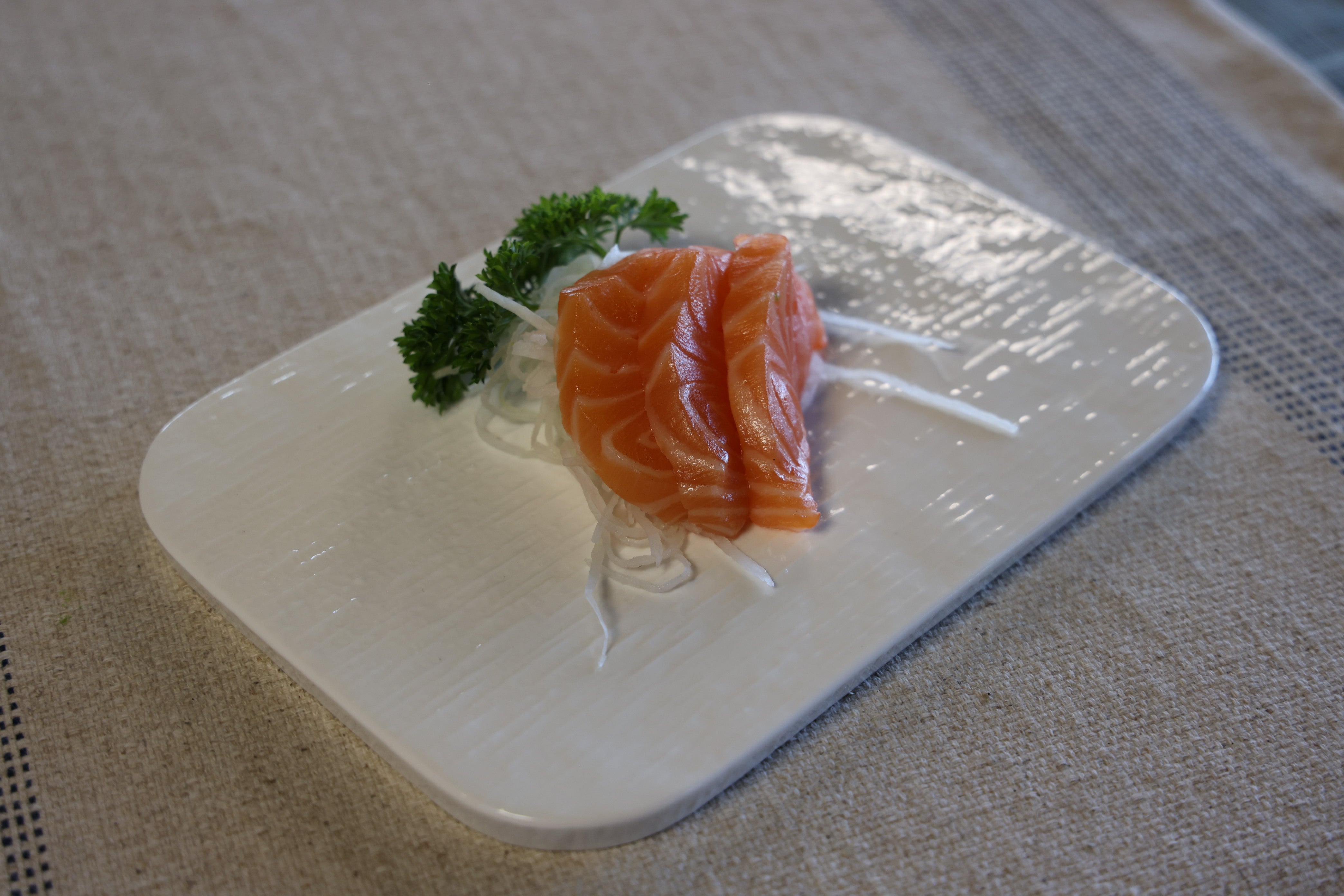 51128-White Sushi Flat Plate 9“-24/Case