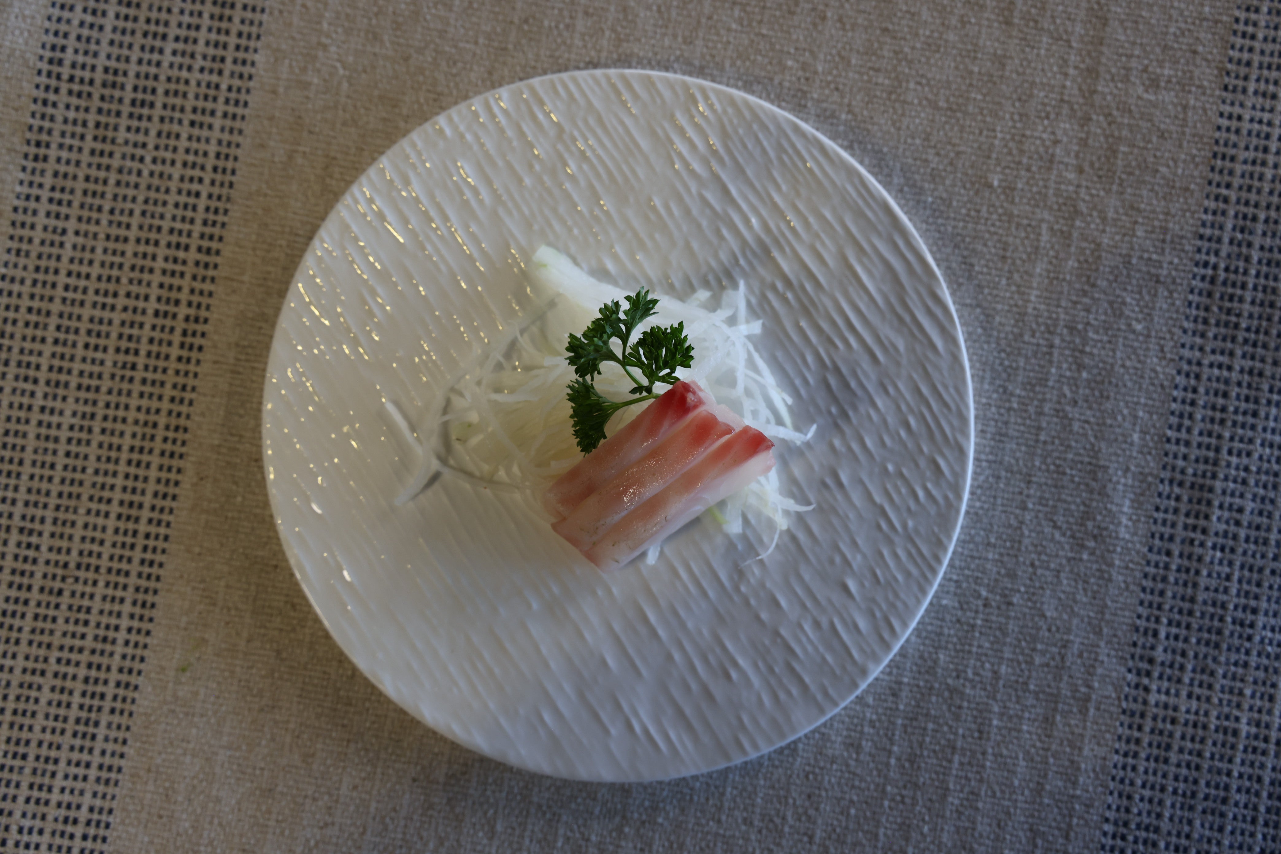 51125-Ceramic PETRA WHITE FLAT ROUND DINNER PLATE 8"-36/Case