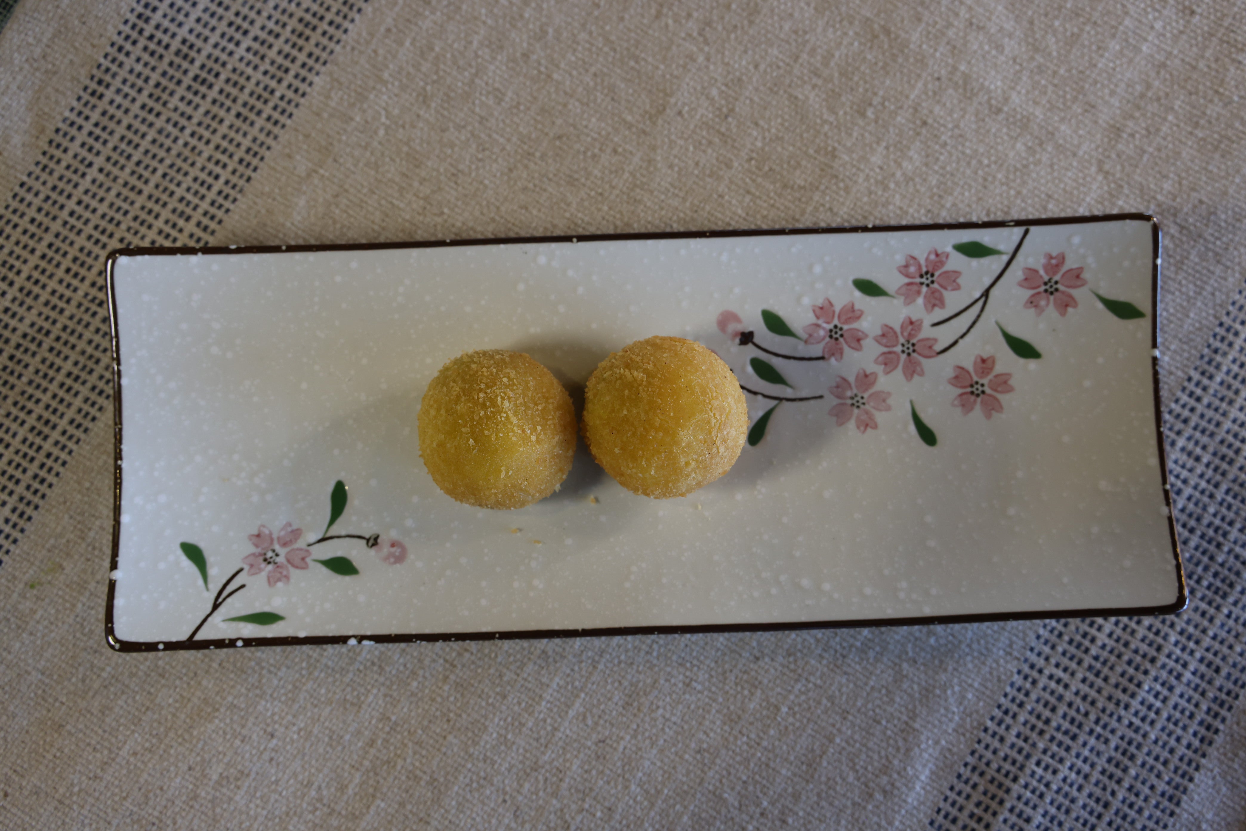 51178- Pink Sakura 12" Rectanglar Porcelain Flat Plate, Sushi Plate, 16/Case