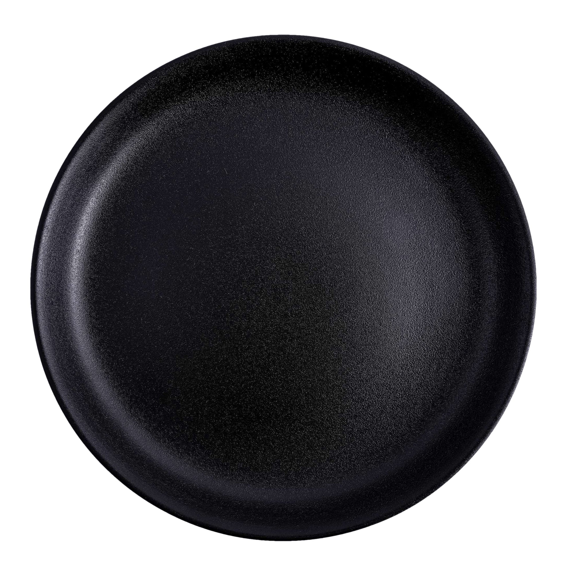51233 - Matte Black 8" Diner Bowl, Shallow Bowl, Serving Plate, 24/Case
