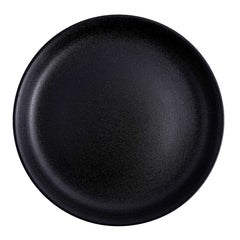 51233 - Matte Black 8" Diner Bowl, Shallow Bowl, Serving Plate, 24/Case
