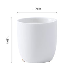 51131-Ceramic WHITE Sake cup-192/Case