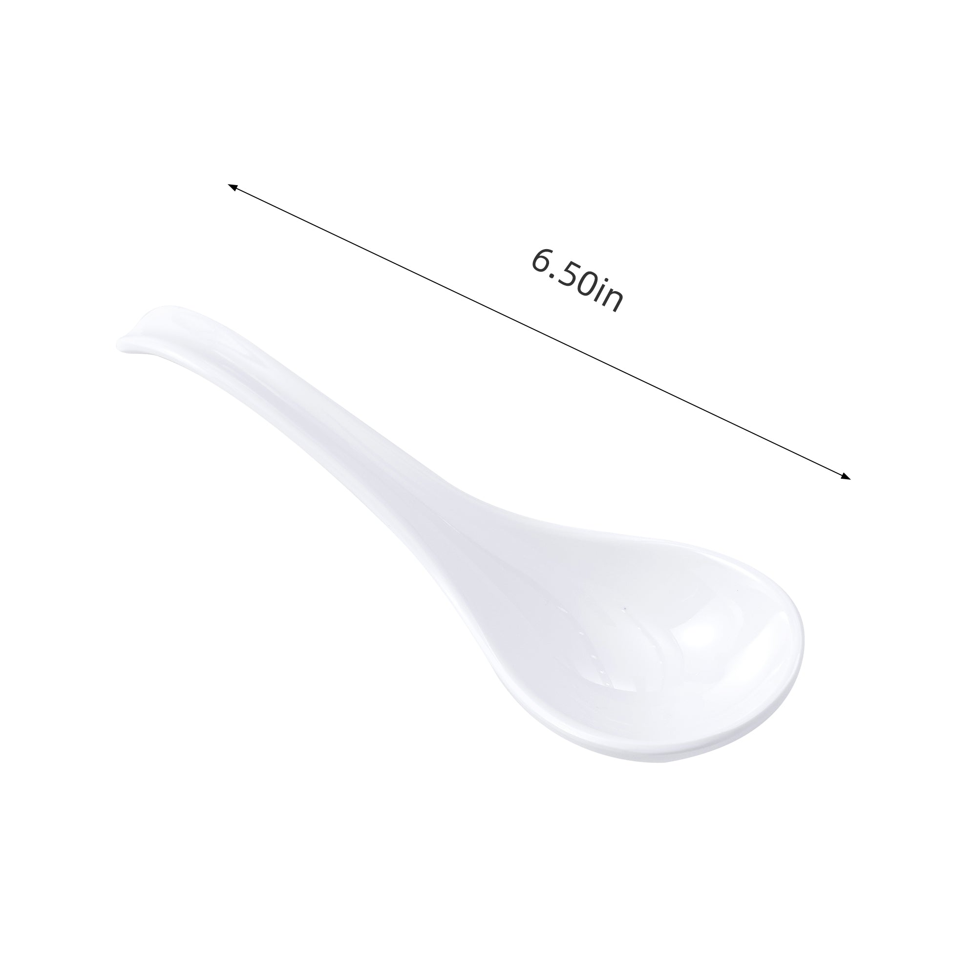 51141-Melamine Spoon Melamine White-300/Case